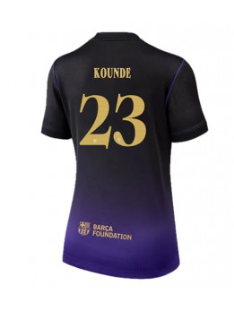 Ženski Nogometna dresi replika Barcelona Jules Kounde #23 Gostujoči 2026-27 Kratek rokav Ženski Nogometna dresi replika Barcelona Jules Kounde #23 Gostujoči 2026-27 Kratek rokav